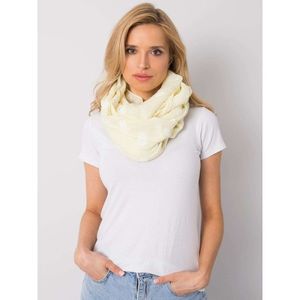Yellow polka dot women's scarf vyobraziť