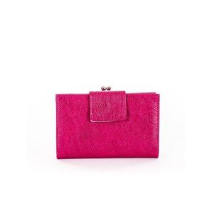 Women's pink wallet with a flap vyobraziť