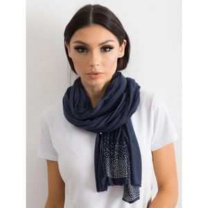 A scarf with a navy blue application vyobraziť