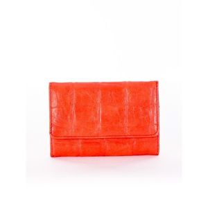 Dark orange wallet with embossing vyobraziť