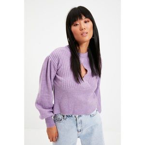 Trendyol Lilac Balloon Sleeve Knitwear Sweater vyobraziť