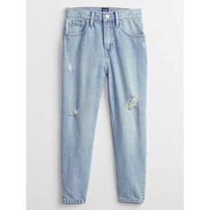 GAP Kids Jeans Distressed High-Rise Mom vyobraziť