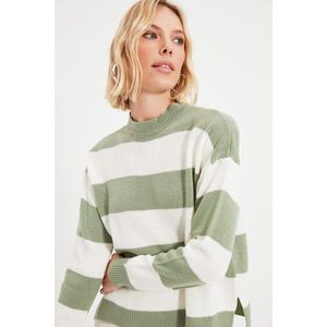 Trendyol Mint Back Detailed Knitwear Sweater vyobraziť