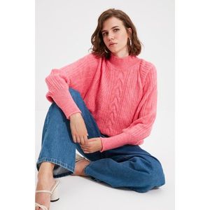 Trendyol Pink Knitted Knitwear Sweater vyobraziť