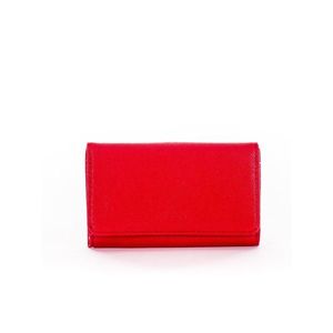 Red women's wallet made of eco-leather vyobraziť