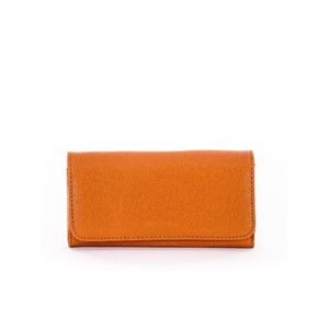 Light brown women's wallet made of ecological leather vyobraziť
