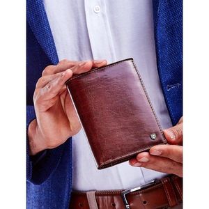 Brown leather wallet for a man vyobraziť