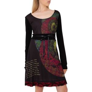 Desigual Šaty Woman Knitted Dress Short Sleeve vyobraziť