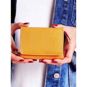 Light orange women's wallet made of eco-leather vyobraziť