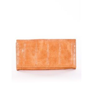Women's wallet with beige embossing vyobraziť