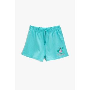 Koton Girl's Mint Patterned Shorts & Bermuda vyobraziť