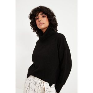 Trendyol Black Turtleneck Knitwear Sweater vyobraziť