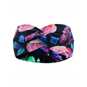 Navy blue headband for girls 3-5 years vyobraziť