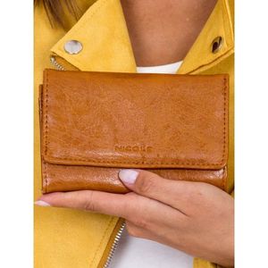 Brown women's wallet made of ecological leather vyobraziť
