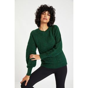 Trendyol Green Knit Detailed Crew Neck Knitwear Sweater vyobraziť