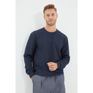 Trendyol Navy Men's Sweatshirt vyobraziť