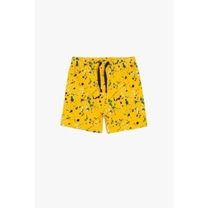 Koton Yellow Baby Boy Patterned Shorts vyobraziť