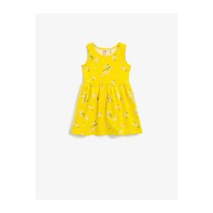 Koton Baby Girl Yellow Patterned Dress vyobraziť