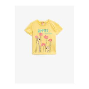 Koton Girl Yellow T-Shirt vyobraziť