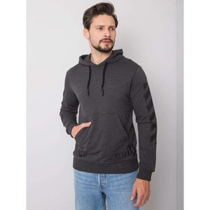 Dark gray sweatshirt for a man vyobraziť