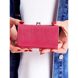 Women's pink wallet with a compartment for earwires vyobraziť