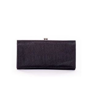 Black women's wallet made of ecological leather vyobraziť