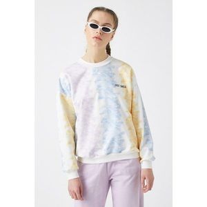 Koton Women's Lilac Patterned Sweatshirt vyobraziť