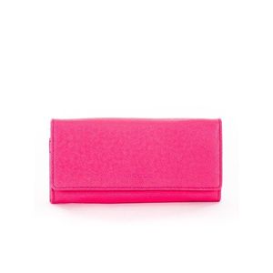 Dark pink women's wallet made of ecological leather vyobraziť