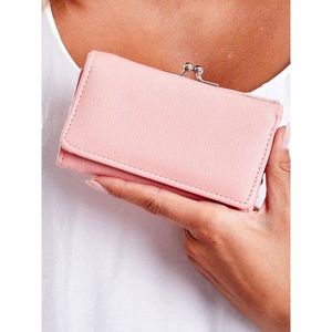 Women's pink wallet with a compartment for earwires vyobraziť