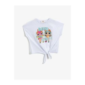 Koton Girl's White Licensed T-Shirt vyobraziť