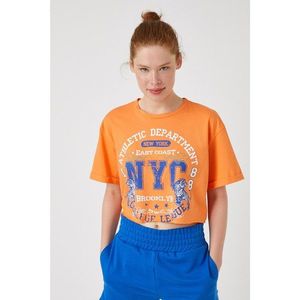 Koton Women's Orange T-Shirt vyobraziť