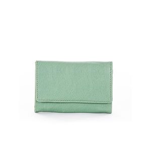 Women's green wallet made of ecological leather vyobraziť