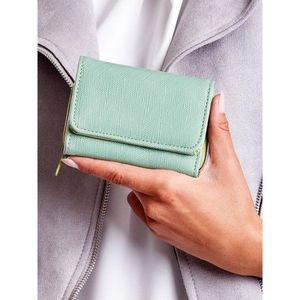 Green women's wallet made of eco-leather vyobraziť