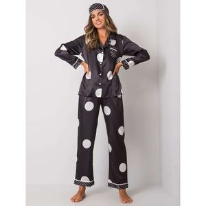 Black women's pajamas with polka dots vyobraziť