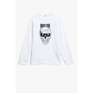 Koton Boy White Printed T-Shirt vyobraziť