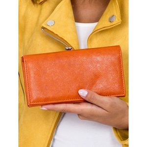 Orange wallet with a hook clasp vyobraziť
