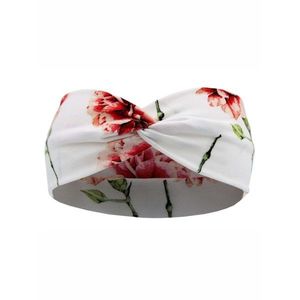 White headband for a girl with flowers 6-9 years old vyobraziť