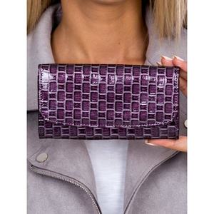 A purple women's wallet with a braid motif vyobraziť