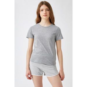 Koton Women's Gray T-Shirt vyobraziť