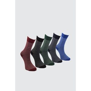 Trendyol MulticolorEd Men's 5 Socket Socks vyobraziť