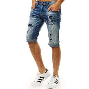 Men's denim blue shorts SX0941 vyobraziť