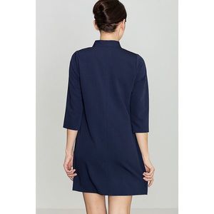 Lenitif Woman's Dress K369 Navy Blue vyobraziť