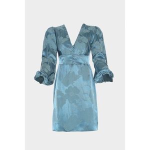 Trendyol Blue Button Detailed Dress vyobraziť