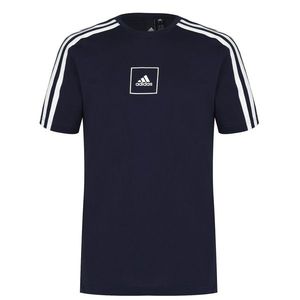 Adidas Mens 3-Stripes Tape T-Shirt vyobraziť