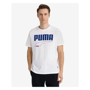 Tričká s krátkym rukávom pre mužov Puma - biela vyobraziť