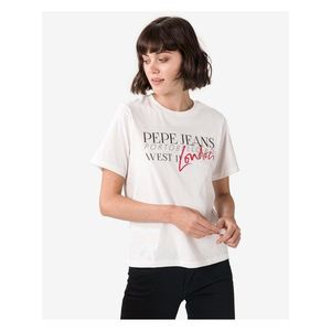 Tričká s krátkym rukávom pre ženy Pepe Jeans - biela vyobraziť