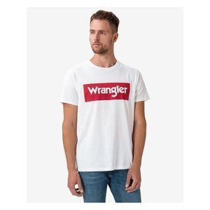 Tričká s krátkym rukávom pre mužov Wrangler - biela vyobraziť