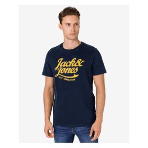 Tričká s krátkym rukávom pre mužov Jack & Jones - modrá vyobraziť