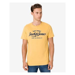 Tričká s krátkym rukávom pre mužov Jack & Jones - žltá vyobraziť
