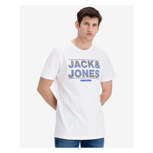 Tričká s krátkym rukávom pre mužov Jack & Jones - biela vyobraziť